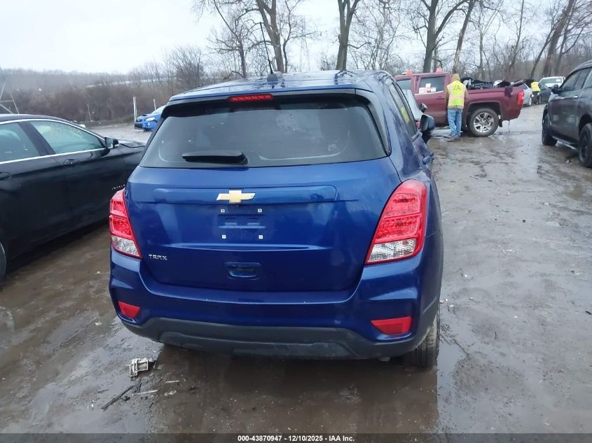 2017 Chevrolet Trax Ls VIN: 3GNCJKSB4HL196034 Lot: 43870947
