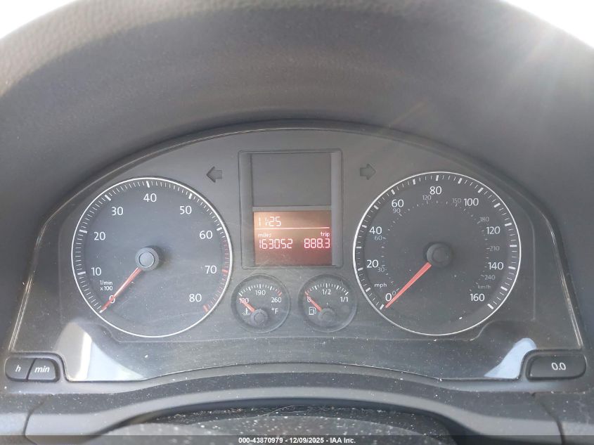 2009 Volkswagen Jetta Se VIN: 3VWRZ71K49M172822 Lot: 43870979