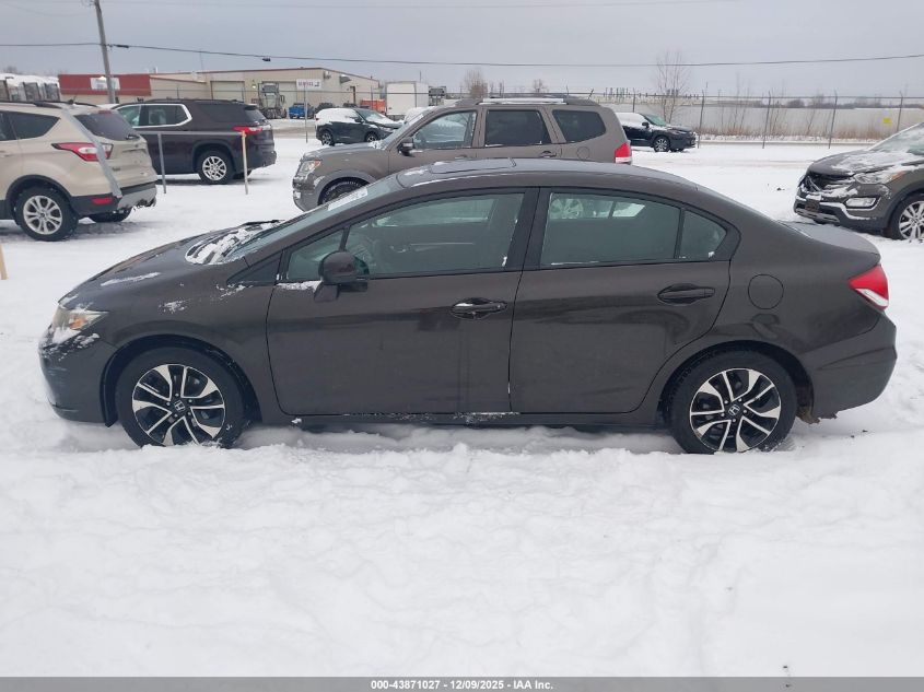 2013 Honda Civic Ex VIN: 2HGFB2F84DH509203 Lot: 43871027