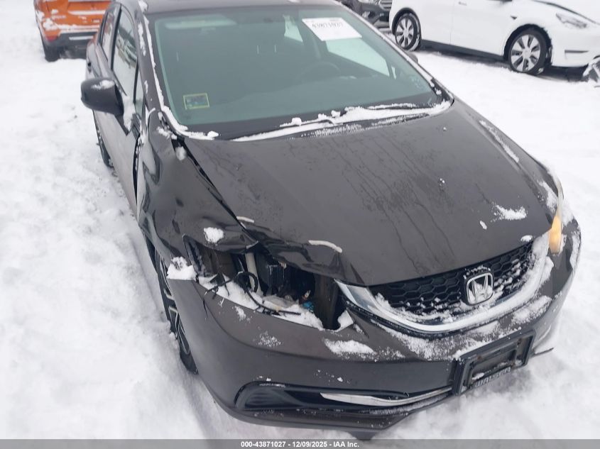 2013 Honda Civic Ex VIN: 2HGFB2F84DH509203 Lot: 43871027