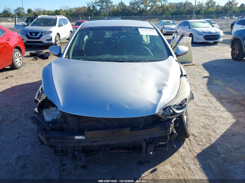 2015 Hyundai Elantra Se VIN: 5NPDH4AE4FH613844 Lot: 43871032