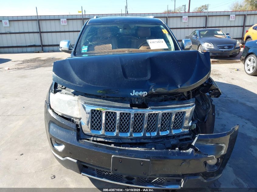 2012 Jeep Grand Cherokee Overland VIN: 1C4RJFCT7CC104971 Lot: 43871034