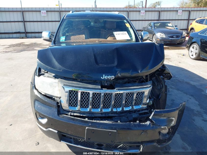 2012 Jeep Grand Cherokee Overland VIN: 1C4RJFCT7CC104971 Lot: 43871034