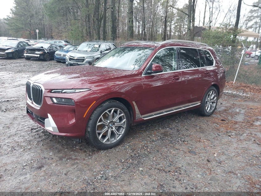 Vin: 5ux23em00s9y16677, lot: 44366586, bmw x7 xdrive40i 20252