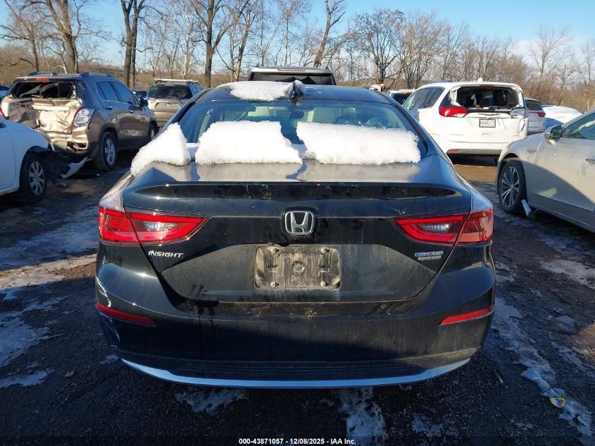 2022 Honda Insight Touring VIN: 19XZE4F99NE017741 Lot: 43871057