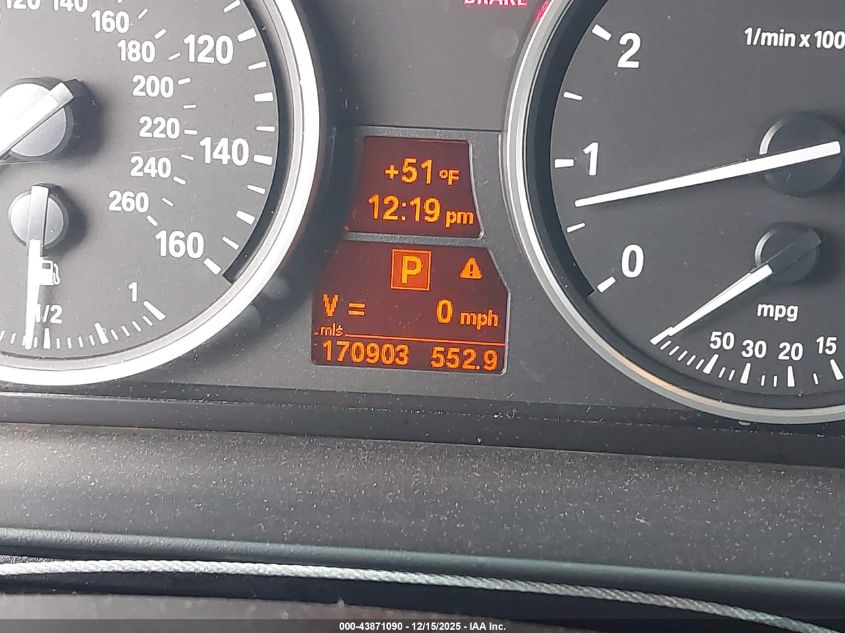 2008 BMW 535Xi VIN: WBAPT73578CX00255 Lot: 43871090