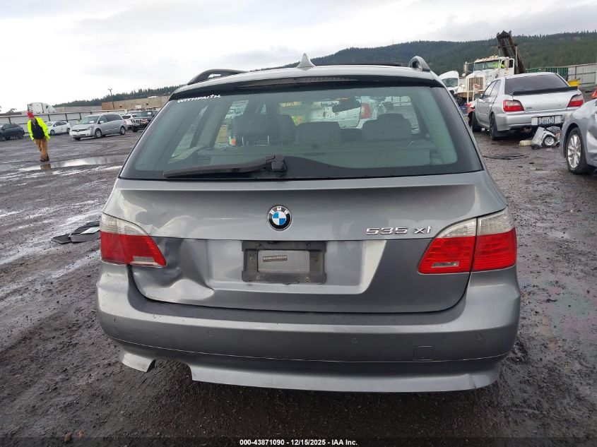 2008 BMW 535Xi VIN: WBAPT73578CX00255 Lot: 43871090