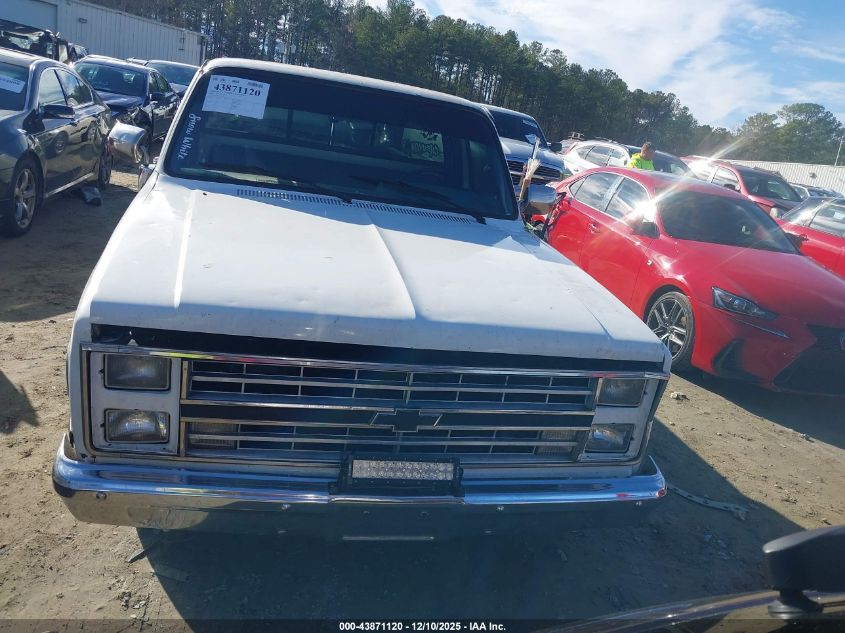 1986 Chevrolet C10 VIN: 1GCDC14H0GF429127 Lot: 43871120