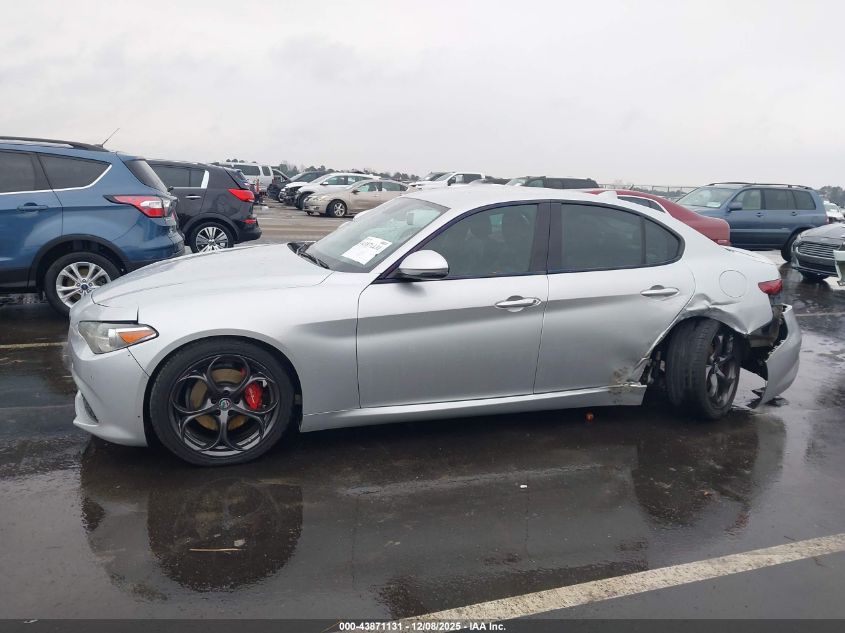 2017 Alfa Romeo Giulia Ti Awd VIN: ZARFAEEN5H7533513 Lot: 43871131