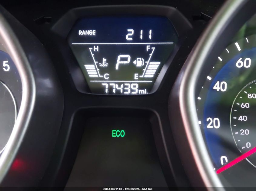 2016 Hyundai Elantra Se VIN: 5NPDH4AE1GH727219 Lot: 43871148