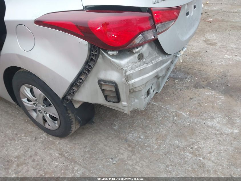 2016 Hyundai Elantra Se VIN: 5NPDH4AE1GH727219 Lot: 43871148