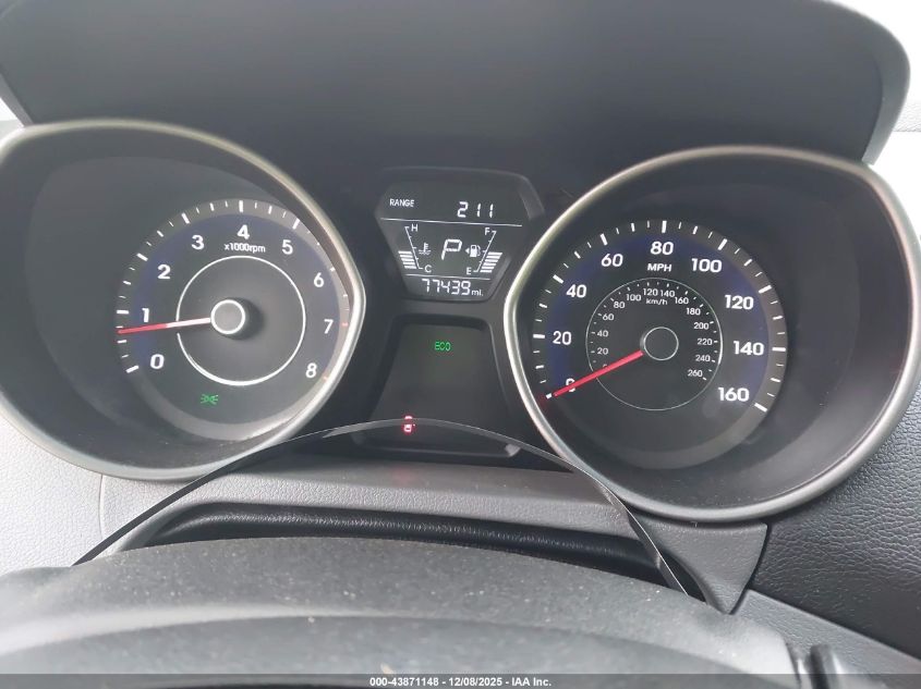 2016 Hyundai Elantra Se VIN: 5NPDH4AE1GH727219 Lot: 43871148