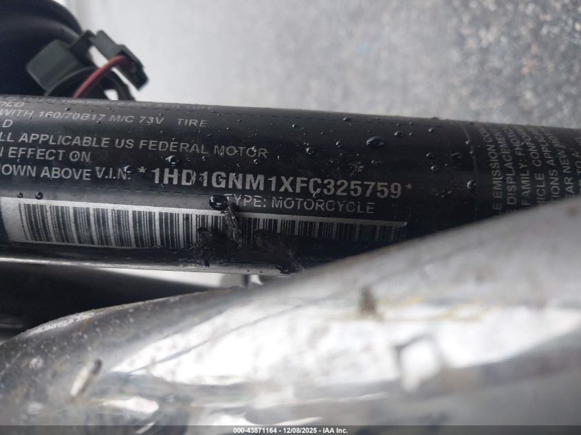 2015 Harley-Davidson Fxdl Dyna Low Rider VIN: 1HD1GNM1XFC325759 Lot: 43871164