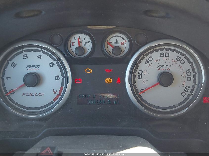 2008 Ford Focus Se/Ses VIN: 1FAHP35NX8W212875 Lot: 43871172