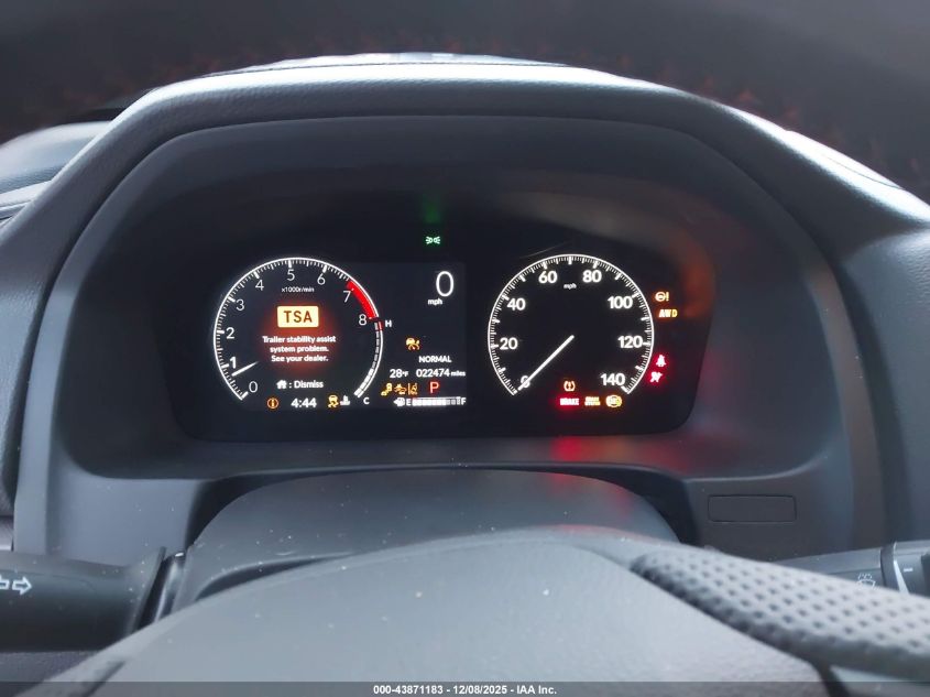 2024 Honda Ridgeline Trailsport VIN: 5FPYK3F63RB018783 Lot: 43871183