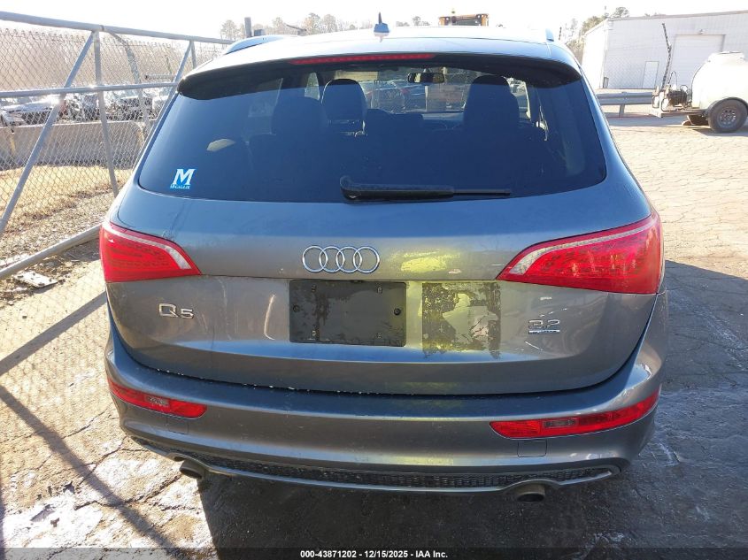 2012 Audi Q5 3.2 Premium Plus VIN: WA1DKAFP0CA110254 Lot: 43871202