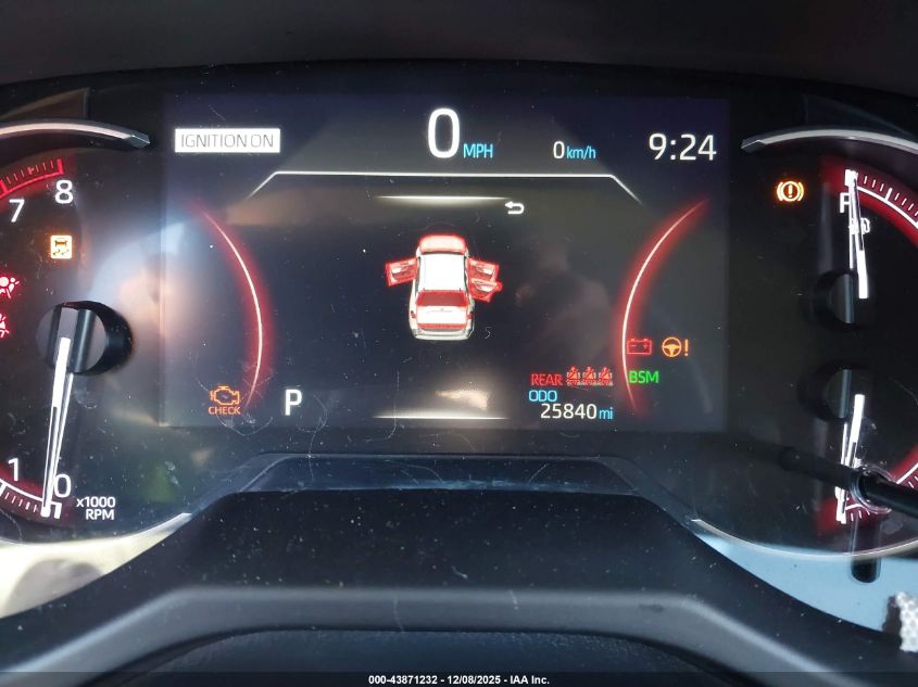 2024 Toyota Rav4 Xle VIN: 2T3W1RFV8RW336888 Lot: 43871232