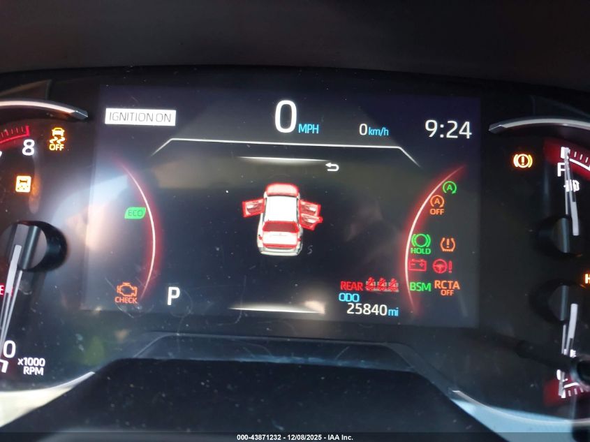 2024 Toyota Rav4 Xle VIN: 2T3W1RFV8RW336888 Lot: 43871232