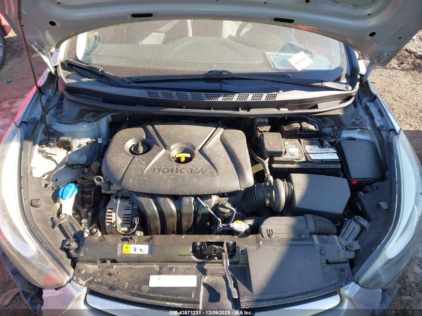 2016 Hyundai Elantra Se VIN: 5NPDH4AE1GH713756 Lot: 43871231