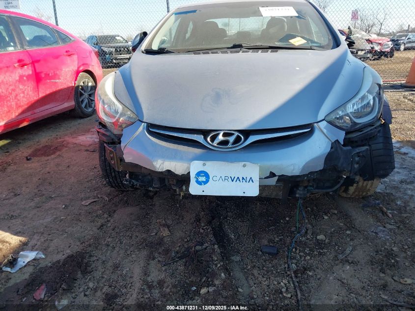 2016 Hyundai Elantra Se VIN: 5NPDH4AE1GH713756 Lot: 43871231