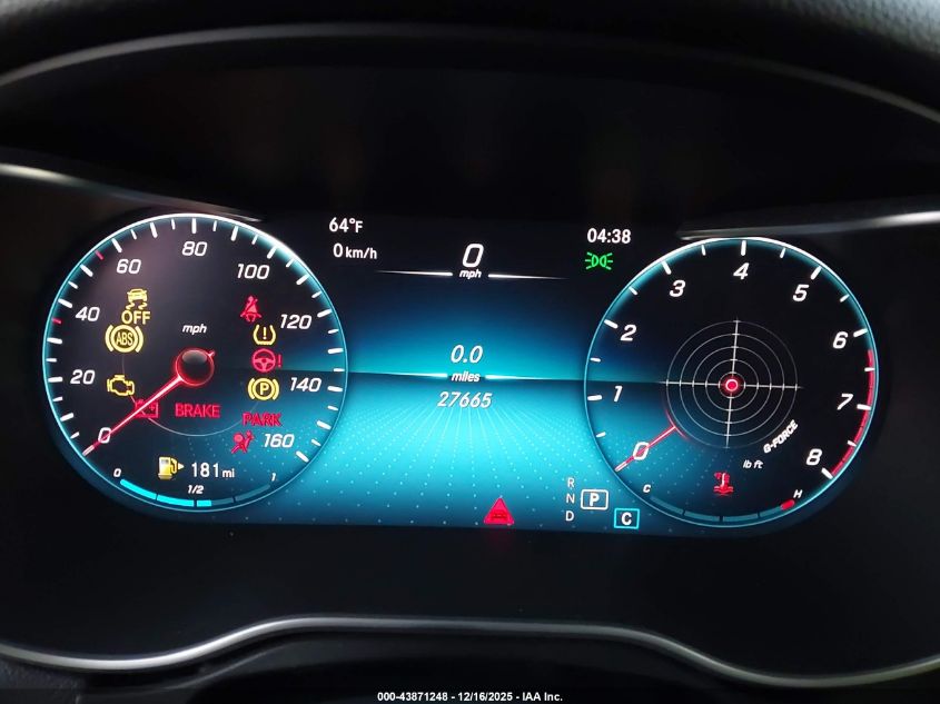 2021 Mercedes-Benz Glc 300 Suv VIN: W1N0G8DBXMF966955 Lot: 43871248