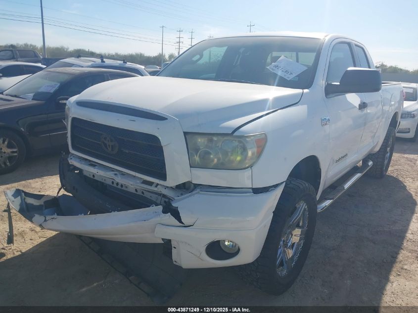 2007 Toyota Tundra Sr5 V8 VIN: 5TFRV54177X010762 Lot: 43871249
