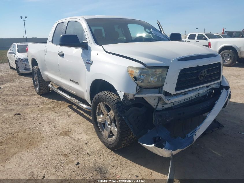 2007 Toyota Tundra Sr5 V8 VIN: 5TFRV54177X010762 Lot: 43871249