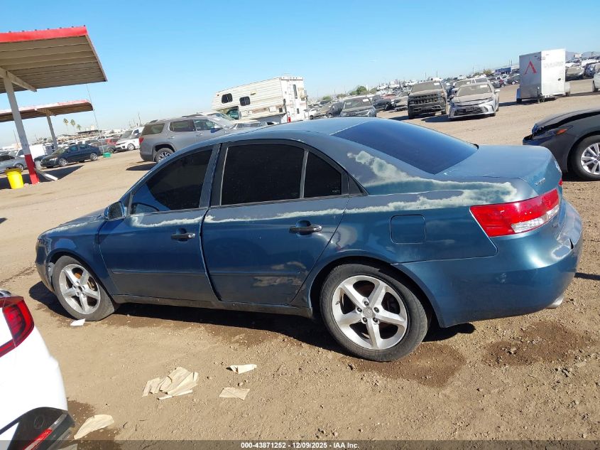 2007 Hyundai Sonata Limited/Se V6 VIN: 5NPEU46F57H173751 Lot: 43871252