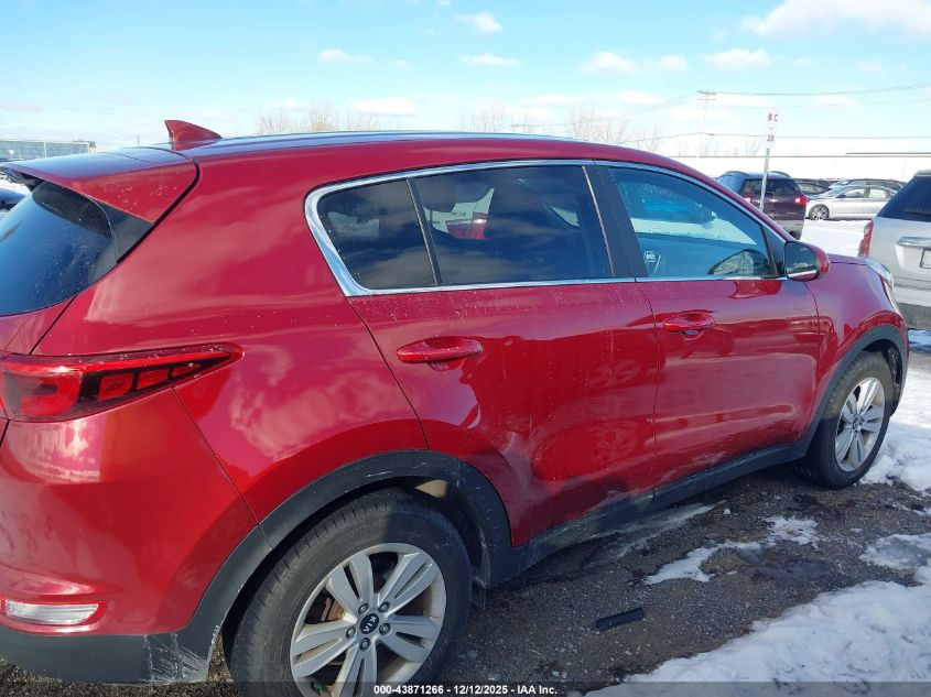 2018 Kia Sportage Lx VIN: KNDPM3AC5J7306357 Lot: 43871266