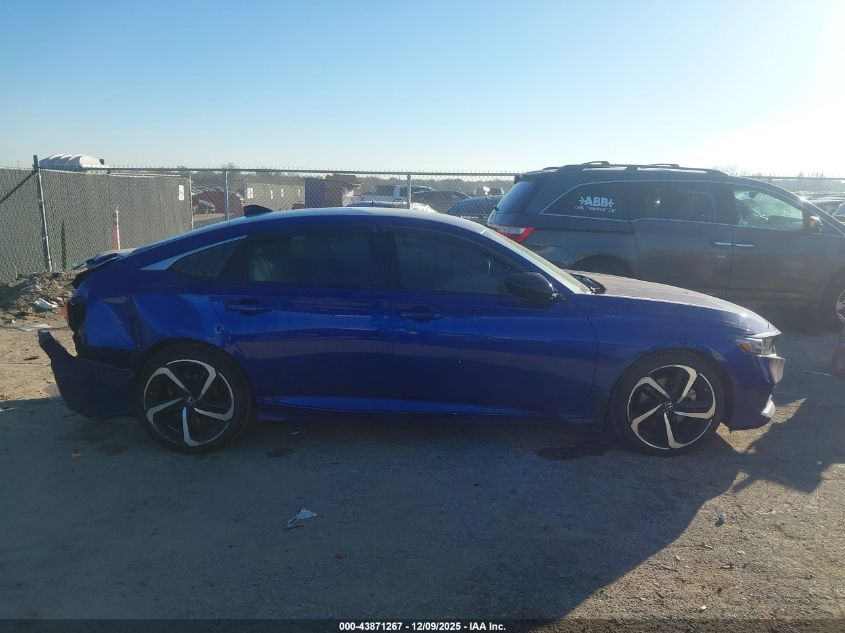 2021 Honda Accord Sport VIN: 1HGCV1F35MA090785 Lot: 43871267