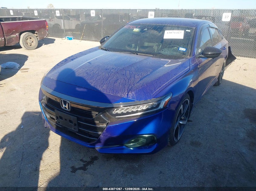VIN 1HGCV1F35MA090785 2021 HONDA ACCORD SPORT
