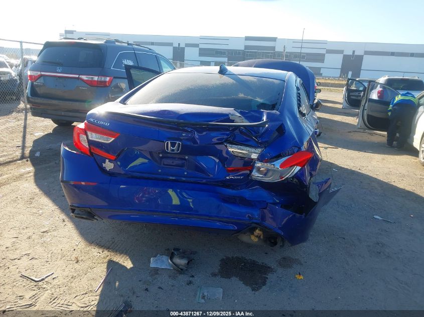 2021 Honda Accord Sport VIN: 1HGCV1F35MA090785 Lot: 43871267