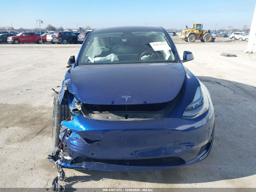 2020 Tesla Model Y VIN: 5YJYGVEF9LF025455 Lot: 43871272