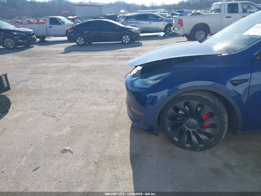 2020 Tesla Model Y VIN: 5YJYGVEF9LF025455 Lot: 43871272