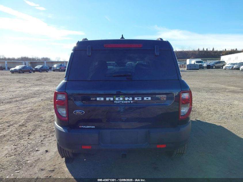 2022 Ford Bronco Sport Big Bend VIN: 3FMCR9B64NRD16299 Lot: 43871301