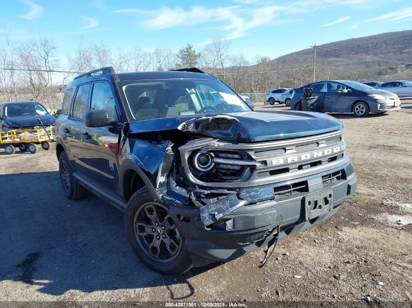 2022 Ford Bronco Sport Big Bend VIN: 3FMCR9B64NRD16299 Lot: 43871301