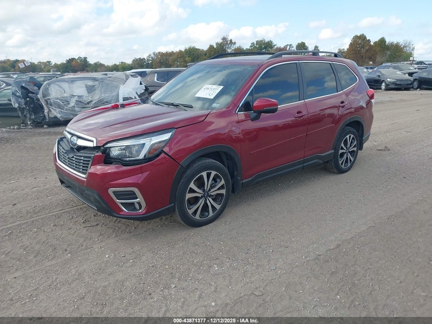 Vin: jf2skauc5mh471695, lot: 44366910, subaru forester limited 20212