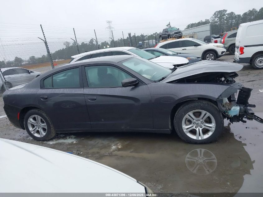 2022 Dodge Charger Sxt Rwd VIN: 2C3CDXBG1NH188930 Lot: 43871396