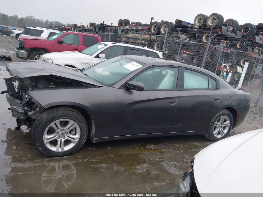 2022 Dodge Charger Sxt Rwd VIN: 2C3CDXBG1NH188930 Lot: 43871396