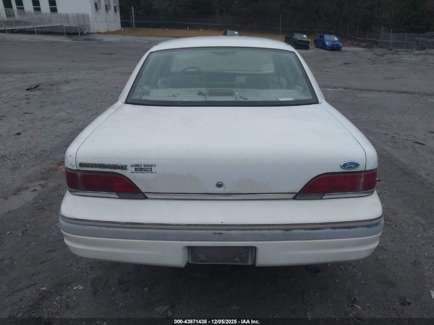 1992 Ford Crown Victoria Lx VIN: 2FACP74W1NX111915 Lot: 43871438