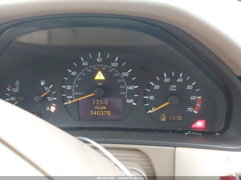 2001 Mercedes-Benz E 320 VIN: WDBJF65J01B231119 Lot: 43871457