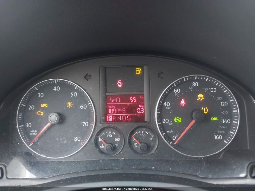 2008 Volkswagen Jetta Se/Sel VIN: 3VWRM71KX8M111844 Lot: 43871459