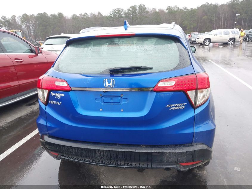 2019 Honda Hr-V Sport VIN: 3CZRU6H13KG718078 Lot: 43871468