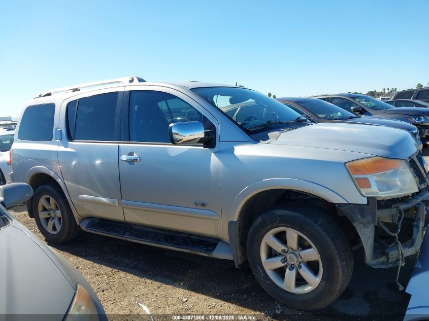 2009 Nissan Armada Se VIN: 5N1BA08D49N600061 Lot: 43871508