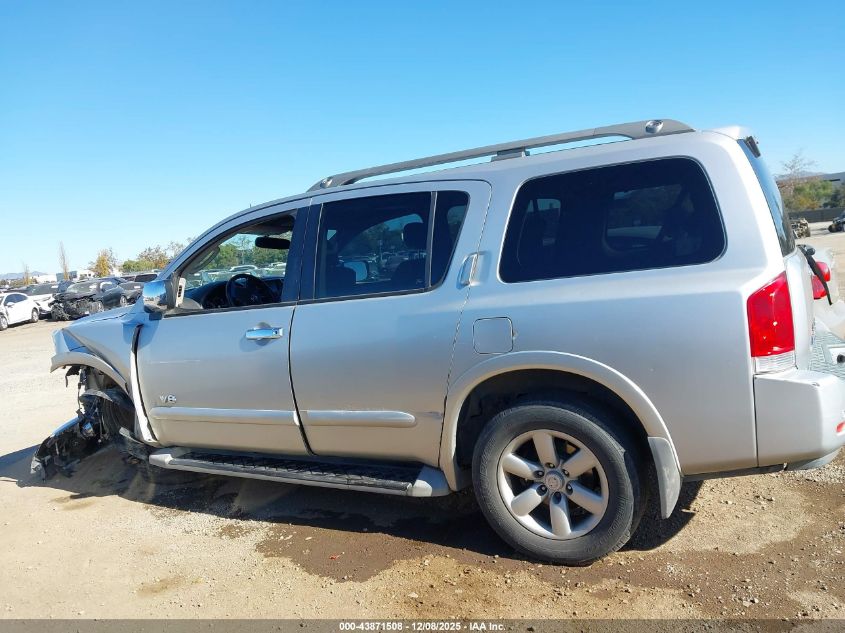 2009 Nissan Armada Se VIN: 5N1BA08D49N600061 Lot: 43871508