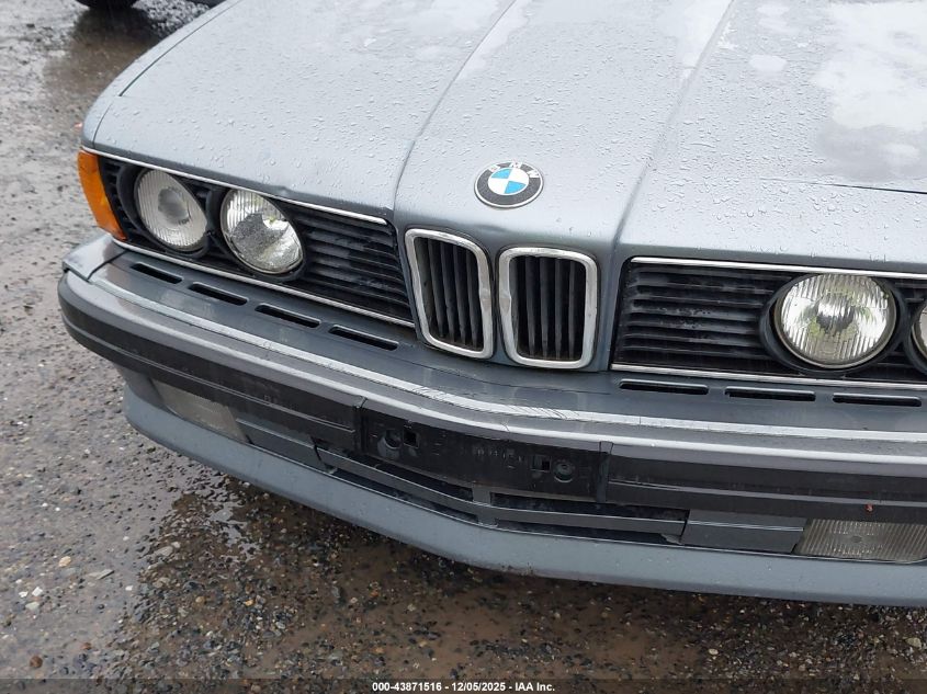 1988 BMW 635 Csi Automatic VIN: WBAEC8414J3266701 Lot: 43871516