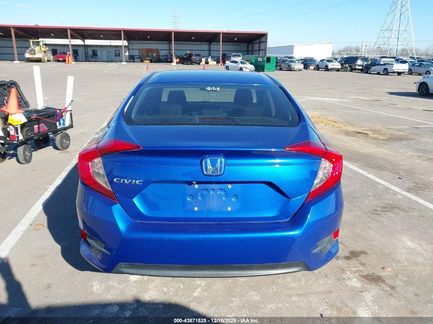 2016 Honda Civic Ex VIN: 19XFC2F78GE081767 Lot: 43871525