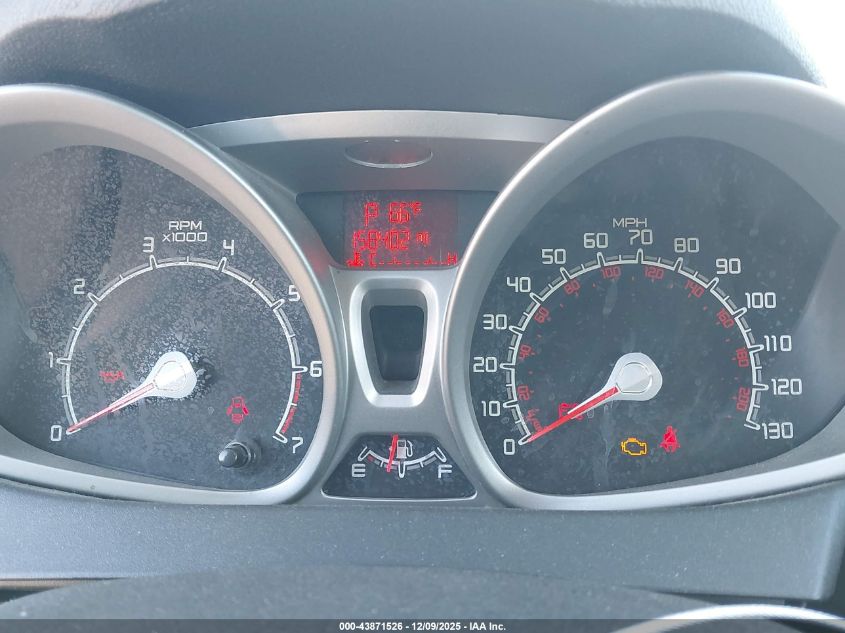 2013 Ford Fiesta Se VIN: 3FADP4EJ1DM150455 Lot: 43871526