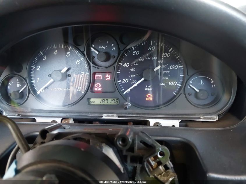 1999 Mazda Mx-5 Miata Leather Pkg/Popular Equipment Pkg/Sports Pkg/Touring Pkg VIN: JM1NB3537X0110462 Lot: 43871569