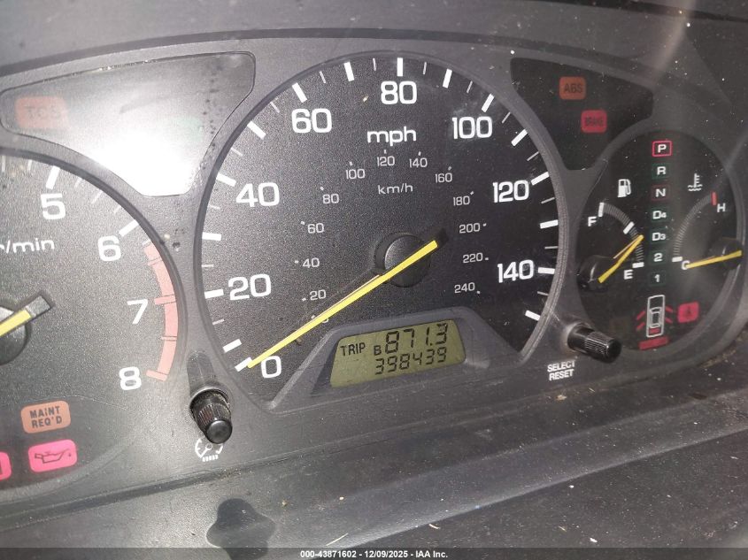 2002 Honda Accord 3.0 Ex VIN: 1HGCG16582A042884 Lot: 43871602